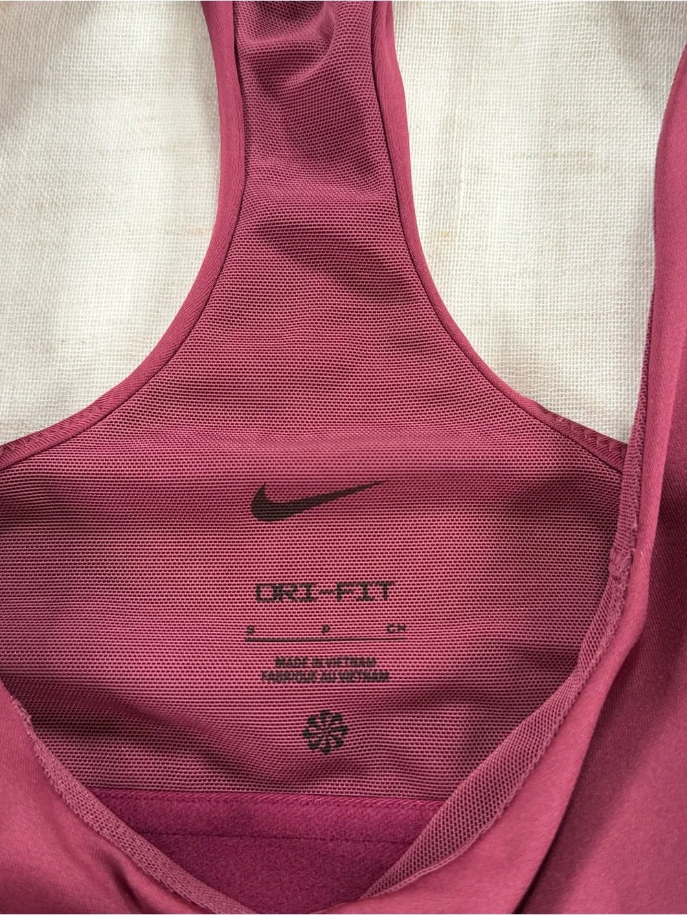 Nike Dri-FIT Racerback Tank - Mauve Pink